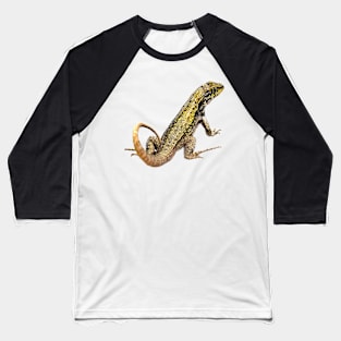 Leaping Lizard Baseball T-Shirt